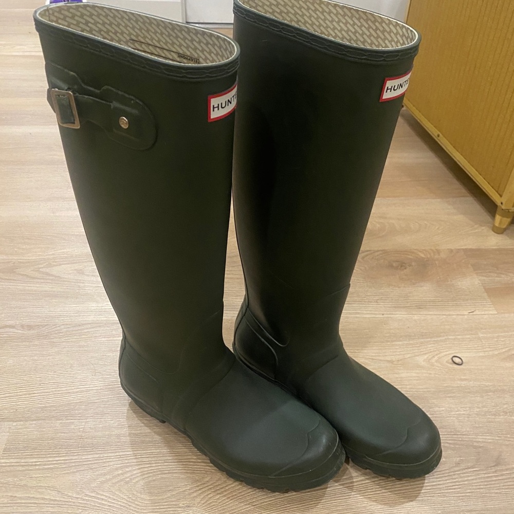 Hunter original tall rain boots